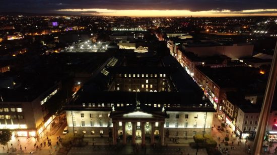 GPO Dublin at Night
